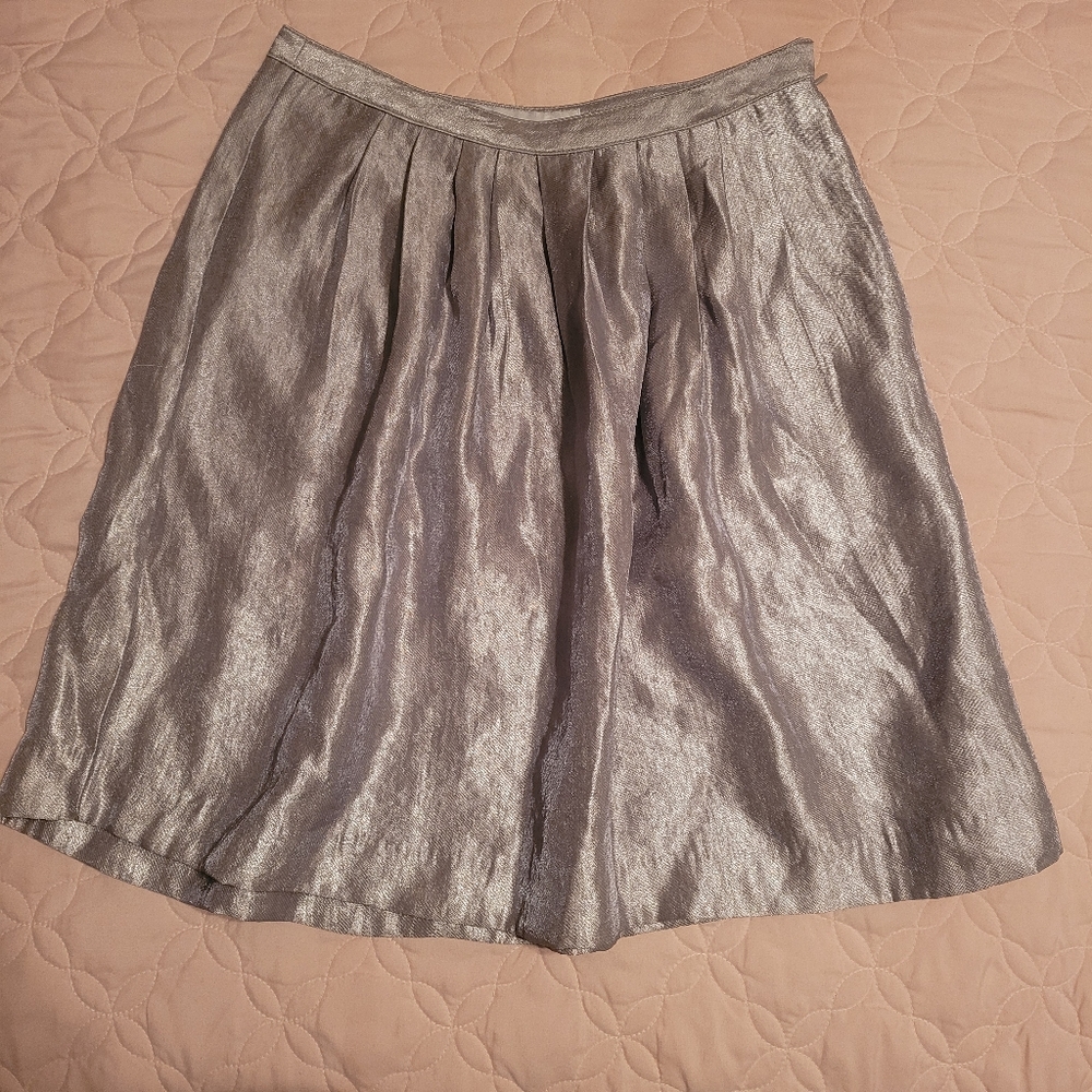 Old Navy Silver Mini Skirt